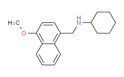 CAS No. 355383-23-2, N-((4-Methoxynaphthalen-1-yl)methyl)cyclohexanamine