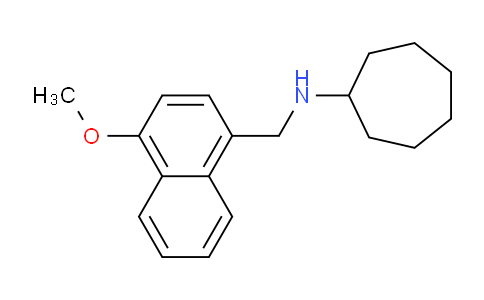 CAS No. 355382-08-0, N-((4-Methoxynaphthalen-1-yl)methyl)cycloheptanamine