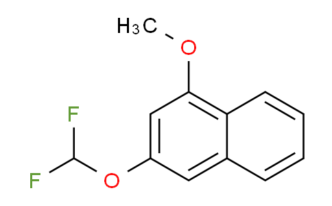 CAS No. 1261627-88-6, 2-(Difluoromethoxy)-4-methoxynaphthalene