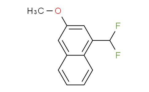 CAS No. 1261621-00-4, 1-(Difluoromethyl)-3-methoxynaphthalene