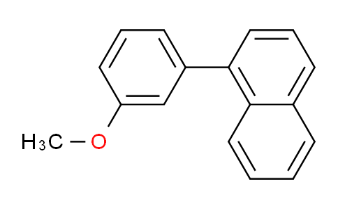 CAS No. 27331-43-7, 1-(3-Methoxyphenyl)naphthalene