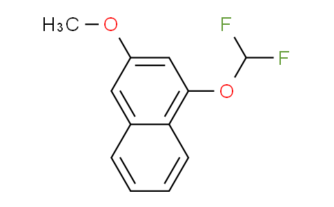 CAS No. 1261520-39-1, 1-(Difluoromethoxy)-3-methoxynaphthalene