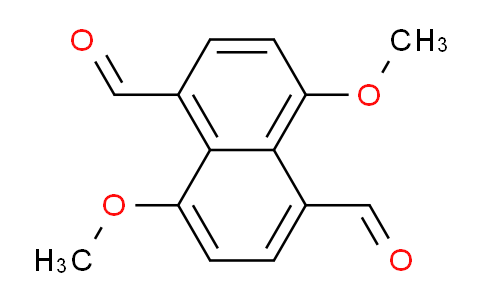 CAS No. 128038-44-8, 1,5-Diformyl-4,8-dimethoxynaphthalene
