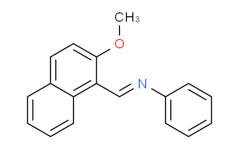 CAS No. 20371-39-5, N-((2-Methoxynaphthalen-1-yl)methylene)aniline