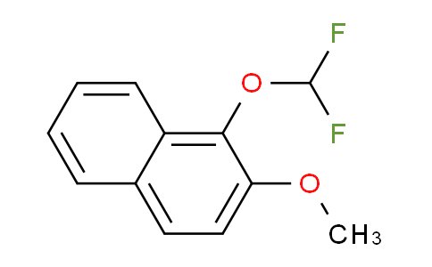 CAS No. 1261627-77-3, 1-(Difluoromethoxy)-2-methoxynaphthalene