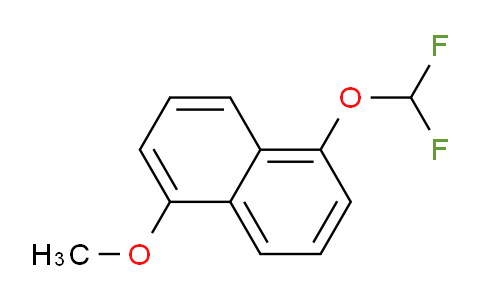 CAS No. 1261592-60-2, 1-(Difluoromethoxy)-5-methoxynaphthalene