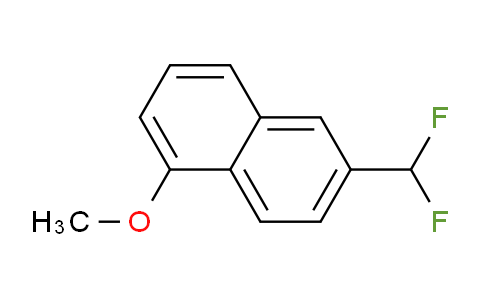CAS No. 1261459-70-4, 2-(Difluoromethyl)-5-methoxynaphthalene