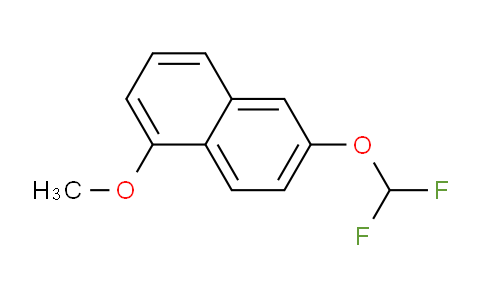 CAS No. 1261470-09-0, 2-(Difluoromethoxy)-5-methoxynaphthalene