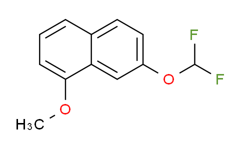 CAS No. 1261452-91-8, 2-(Difluoromethoxy)-8-methoxynaphthalene