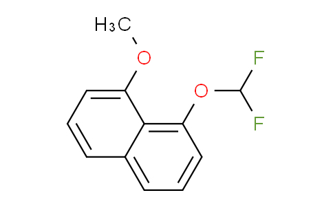 CAS No. 1261488-13-4, 1-(Difluoromethoxy)-8-methoxynaphthalene