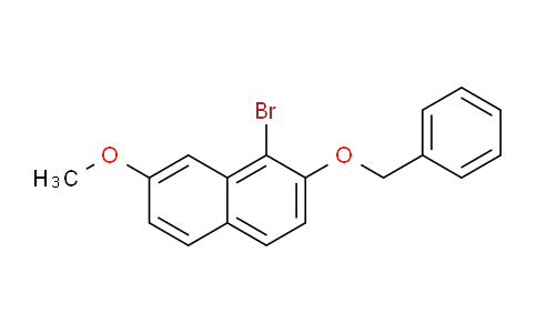 CAS No. 1855030-97-5, 2-(Benzyloxy)-1-bromo-7-methoxynaphthalene