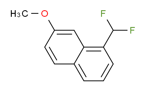 CAS No. 1261588-22-0, 1-(Difluoromethyl)-7-methoxynaphthalene