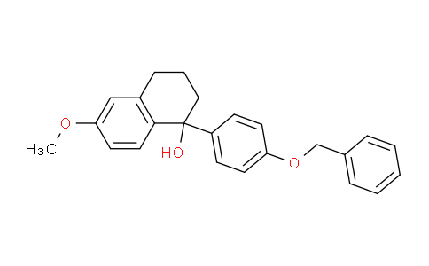 CAS No. 1286878-19-0, 1-(4-(Benzyloxy)phenyl)-6-methoxy-1,2,3,4-tetrahydronaphthalen-1-ol