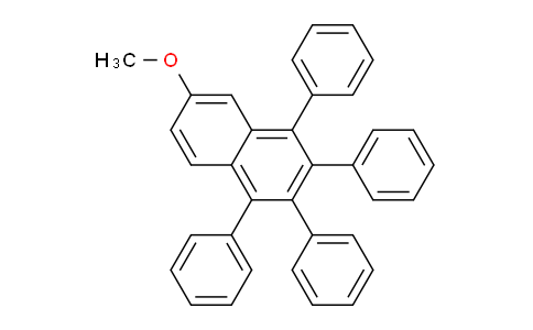CAS No. 38382-52-4, 6-Methoxy-1,2,3,4-tetraphenylnaphthalene
