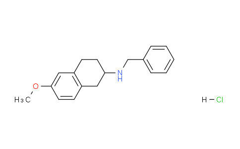 CAS No. 150871-47-9, N-Benzyl-6-methoxy-1,2,3,4-tetrahydronaphthalen-2-amine hydrochloride