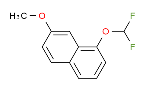 CAS No. 1261599-41-0, 1-(Difluoromethoxy)-7-methoxynaphthalene