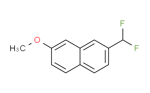 CAS No. 1261766-45-3, 2-(Difluoromethyl)-7-methoxynaphthalene