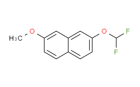 CAS No. 1261592-62-4, 2-(Difluoromethoxy)-7-methoxynaphthalene