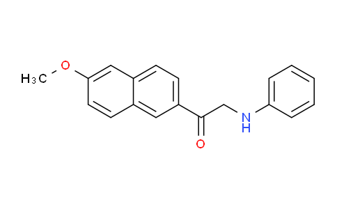CAS No. 62244-88-6, 1-(6-Methoxynaphthalen-2-yl)-2-(phenylamino)ethanone