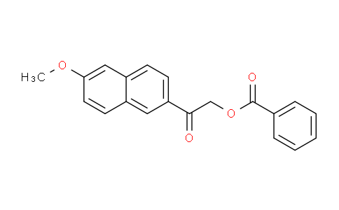 CAS No. 62244-94-4, 2-(6-Methoxynaphthalen-2-yl)-2-oxoethyl benzoate