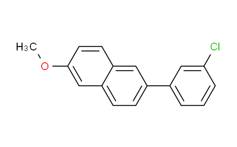CAS No. 942475-08-3, 2-(3-Chlorophenyl)-6-methoxynaphthalene