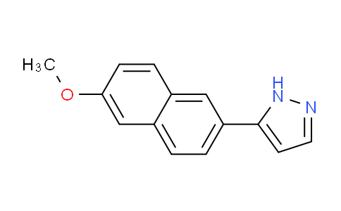 CAS No. 258518-56-8, 5-(6-Methoxynaphthalen-2-yl)-1H-pyrazole