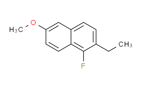 CAS No. 609779-93-3, 2-Ethyl-1-fluoro-6-methoxynaphthalene