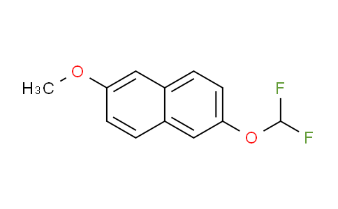 CAS No. 1261456-04-5, 2-(Difluoromethoxy)-6-methoxynaphthalene
