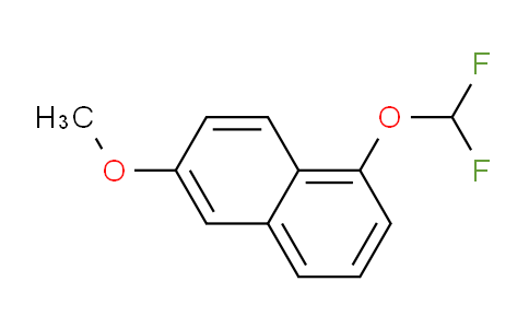 CAS No. 1261488-67-8, 1-(Difluoromethoxy)-6-methoxynaphthalene