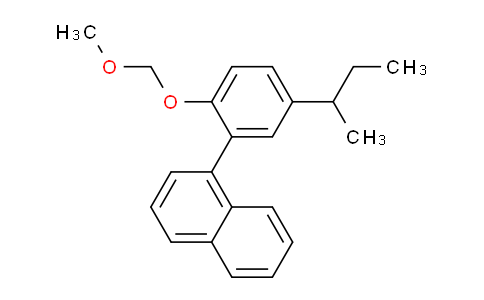CAS No. 869336-04-9, 1-(5-(sec-Butyl)-2-(methoxymethoxy)phenyl)naphthalene