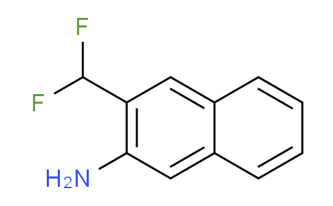 CAS No. 1261687-22-2, 3-(Difluoromethyl)naphthalen-2-amine