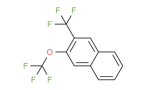 CAS No. 1261786-13-3, 2-(Trifluoromethoxy)-3-(trifluoromethyl)naphthalene