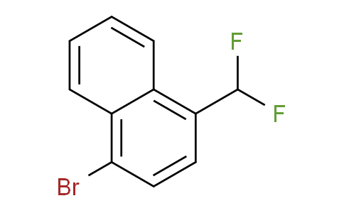 CAS No. 1261672-09-6, 1-Bromo-4-(difluoromethyl)naphthalene