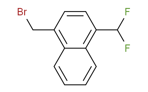 CAS No. 1261799-12-5, 1-(Bromomethyl)-4-(difluoromethyl)naphthalene