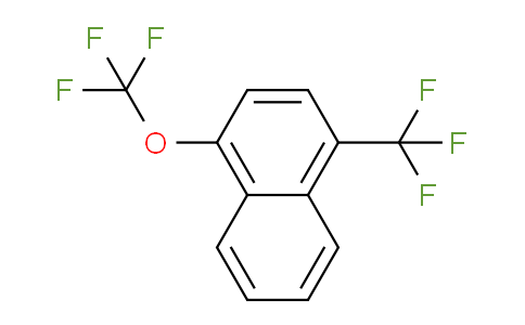 CAS No. 1261633-57-1, 1-(Trifluoromethoxy)-4-(trifluoromethyl)naphthalene