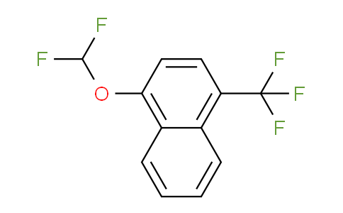 CAS No. 1261488-91-8, 1-(Difluoromethoxy)-4-(trifluoromethyl)naphthalene