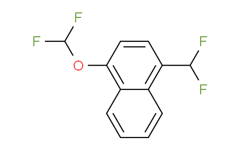 CAS No. 1261586-88-2, 1-(Difluoromethoxy)-4-(difluoromethyl)naphthalene