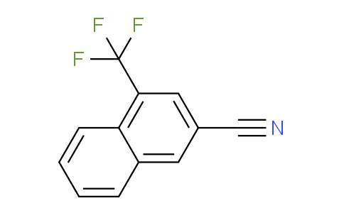 CAS No. 1261787-50-1, 4-(Trifluoromethyl)-2-naphthonitrile