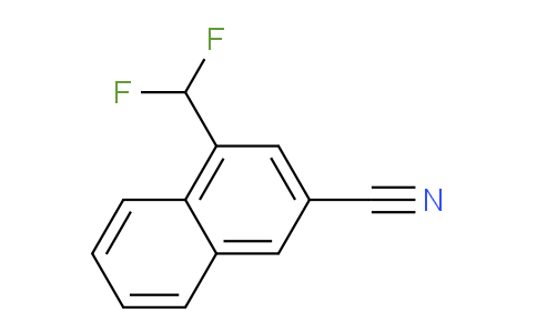 CAS No. 1261787-41-0, 4-(Difluoromethyl)-2-naphthonitrile