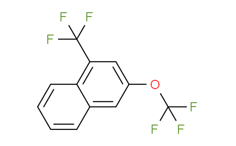 CAS No. 1261768-48-2, 3-(Trifluoromethoxy)-1-(trifluoromethyl)naphthalene