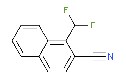 CAS No. 1261455-85-9, 1-(Difluoromethyl)-2-naphthonitrile