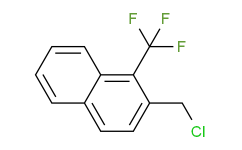 CAS No. 1261662-43-4, 2-(Chloromethyl)-1-(trifluoromethyl)naphthalene