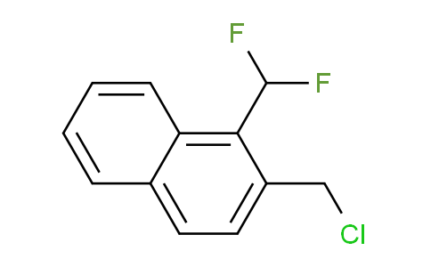 CAS No. 1261786-81-5, 2-(Chloromethyl)-1-(difluoromethyl)naphthalene