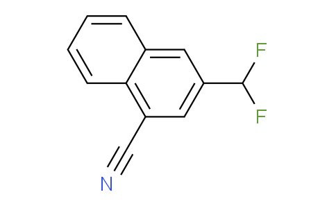 CAS No. 1261627-26-2, 1-Cyano-3-(difluoromethyl)naphthalene