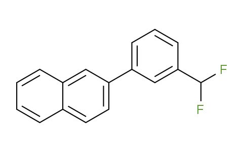 CAS No. 1261630-06-1, 2-(3-(Difluoromethyl)phenyl)naphthalene
