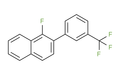 CAS No. 1261577-94-9, 1-Fluoro-2-(3-(trifluoromethyl)phenyl)naphthalene