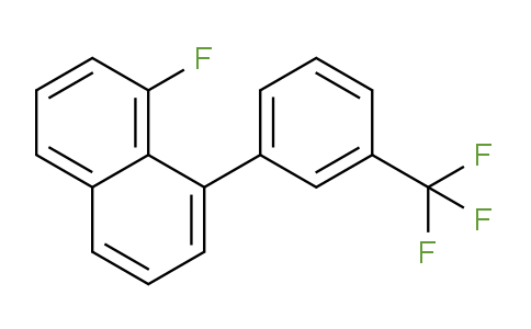 CAS No. 1261638-49-6, 1-Fluoro-8-(3-(trifluoromethyl)phenyl)naphthalene