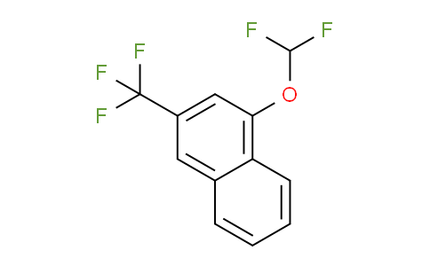 CAS No. 1261808-21-2, 1-(Difluoromethoxy)-3-(trifluoromethyl)naphthalene