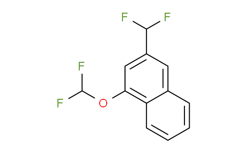 CAS No. 1261599-06-7, 1-(Difluoromethoxy)-3-(difluoromethyl)naphthalene