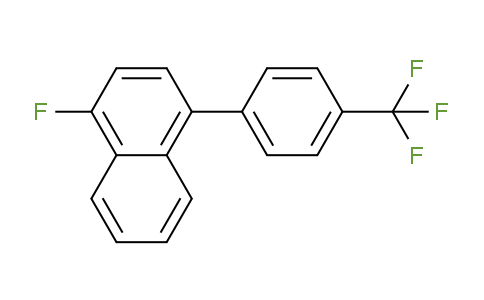 CAS No. 1261565-42-7, 1-Fluoro-4-(4-(trifluoromethyl)phenyl)naphthalene